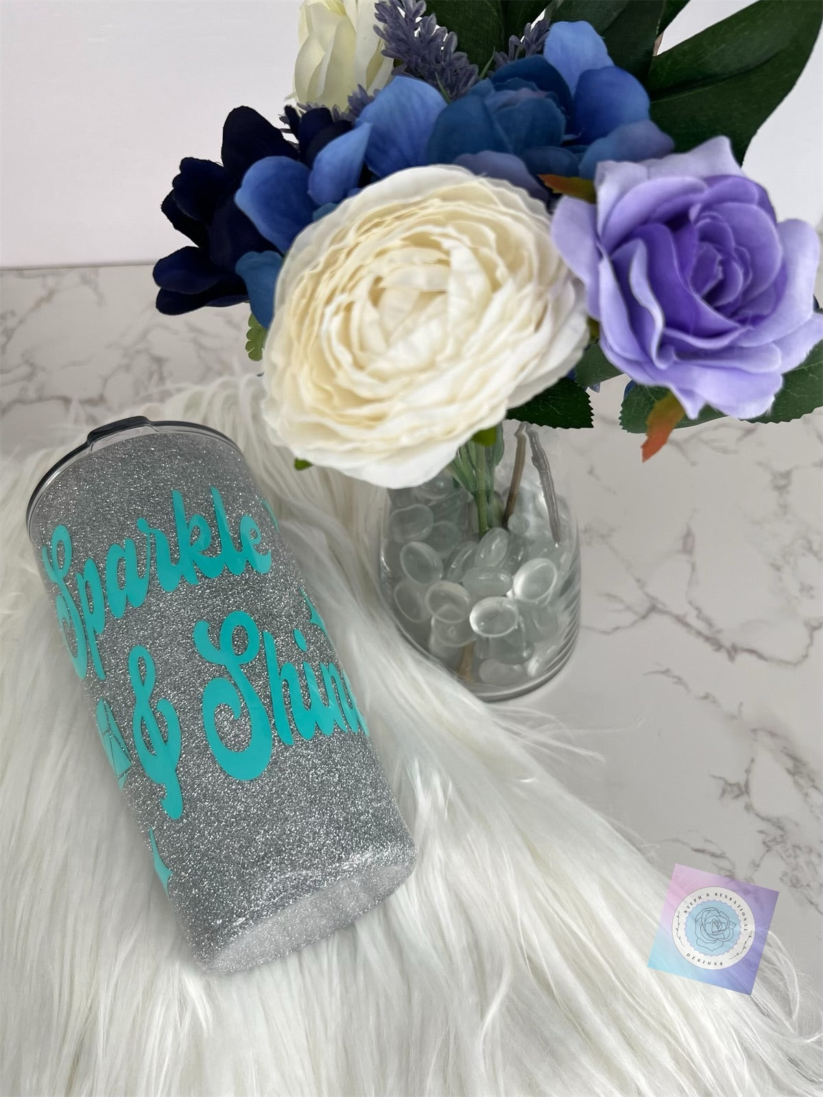 20 oz "Sparkle & Shine" Stainless Steel Tumbler