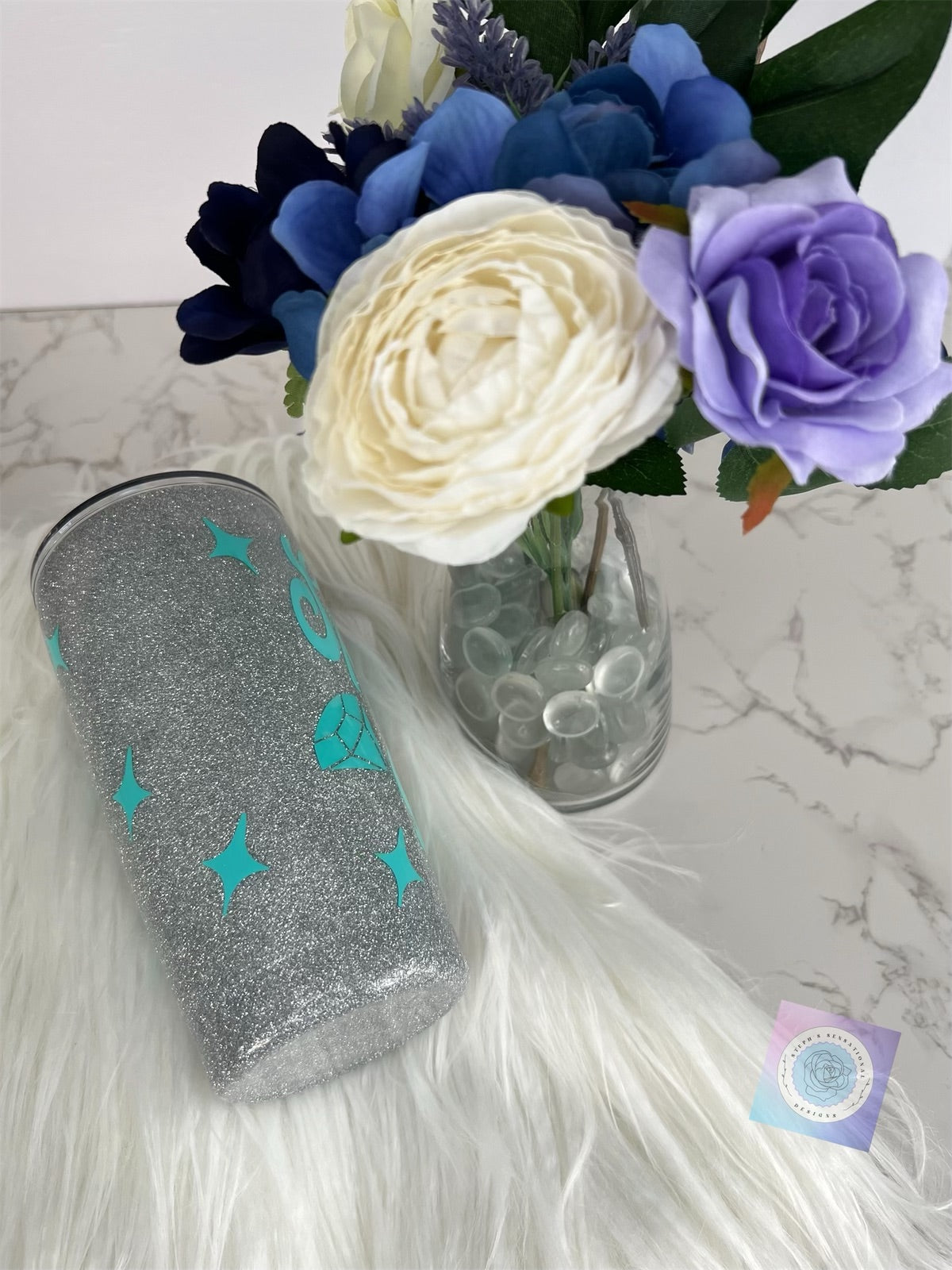 20 oz "Sparkle & Shine" Stainless Steel Tumbler