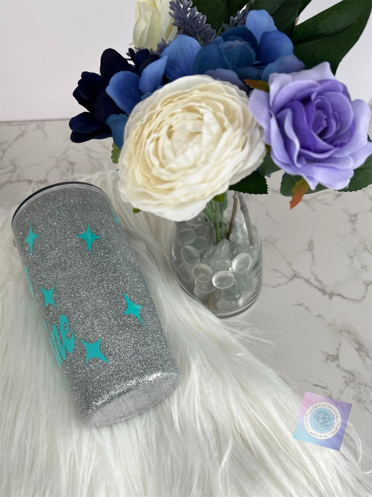 20 oz "Sparkle & Shine" Stainless Steel Tumbler
