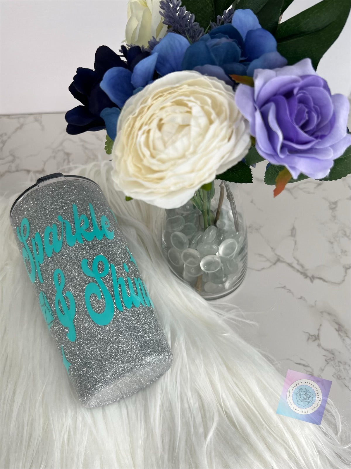 20 oz "Sparkle & Shine" Stainless Steel Tumbler