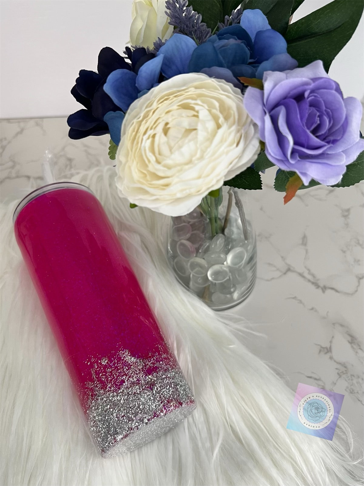 18 oz " Heart Paw" Acrylic Tumbler