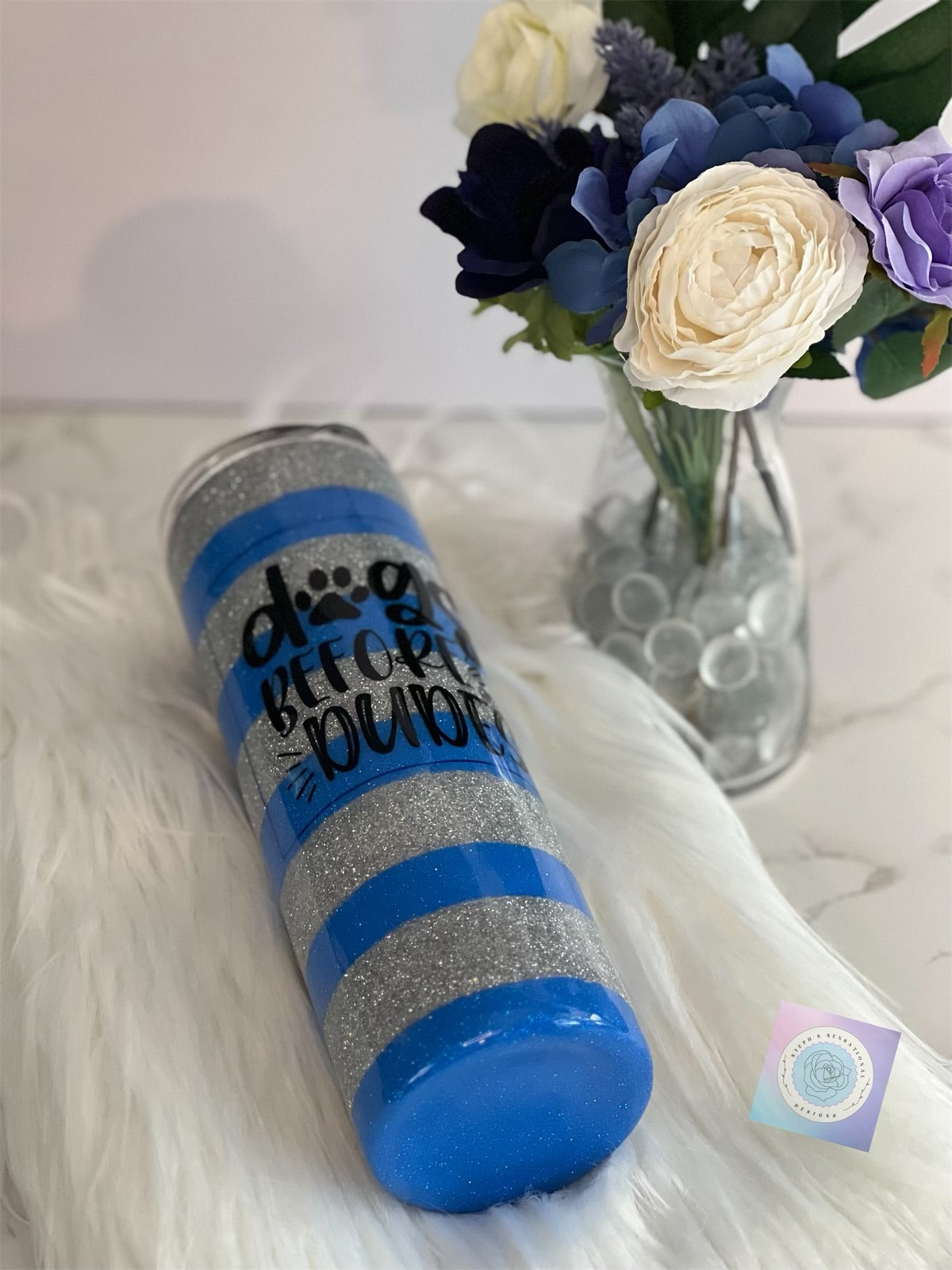 30 oz Straight Skinny "Dog Before Dudes" Tumbler