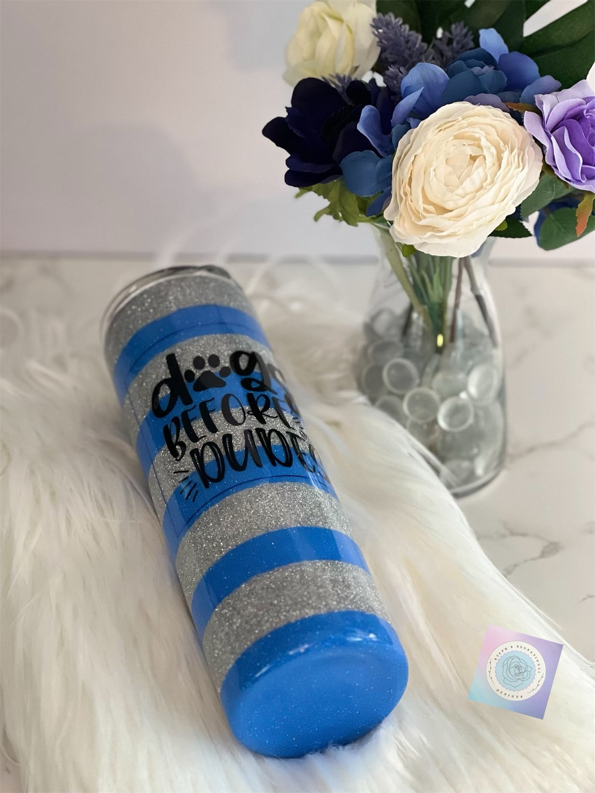 30 oz Straight Skinny "Dog Before Dudes" Tumbler
