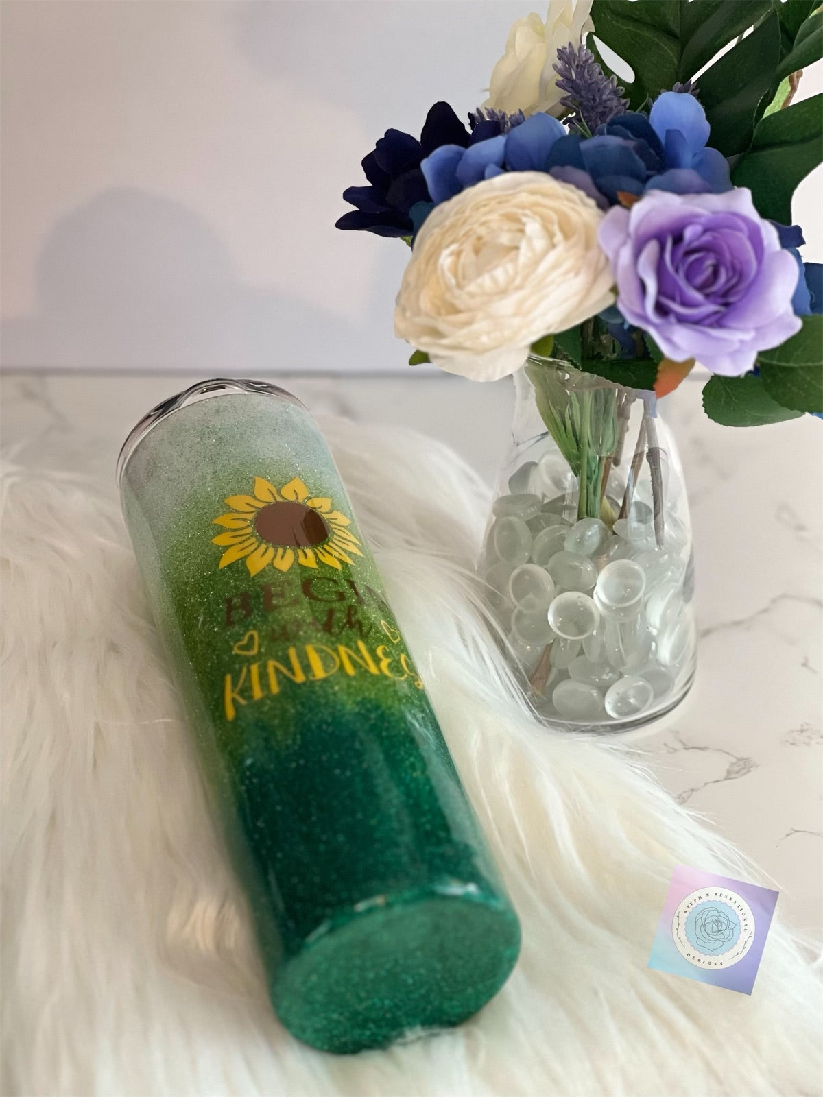 30 oz Straight Skinny "Begin with Kindness" Tumbler